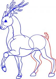 How to Draw a Cartoon Deer, Easy Tutorial, 6 Steps 17 how to draw a cartoon deer step 5 1 000000012392 3 - How to Draw a Cartoon Deer, Easy Tutorial, 6 Steps
