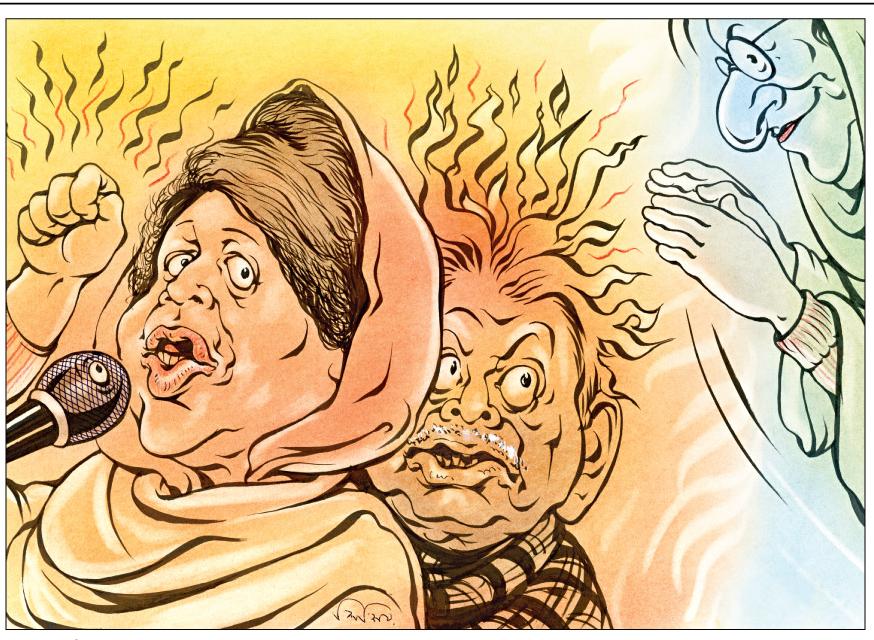 Shishir Bhattacharjee (1960-): The Satirical Brush of Bangladeshi Art 13 IMG 7868 - Shishir Bhattacharjee (1960-): The Satirical Brush of Bangladeshi Art