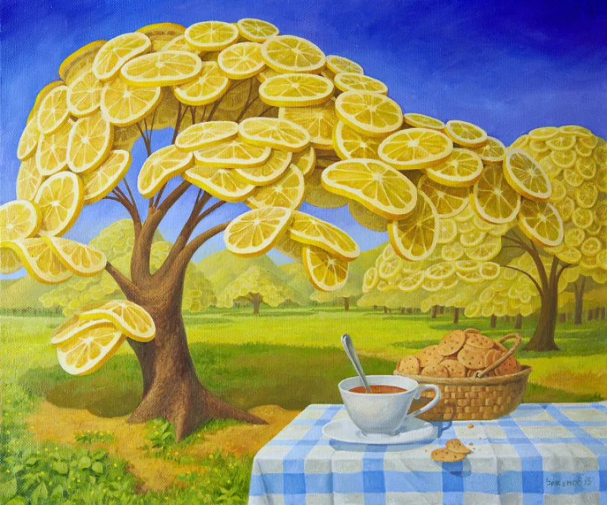 World Full Of Lemons By Surrealist Painter Vitaly Urzhumov 12 Worlds Full of Lemons by Surrealist Painter Vitaly Urzhumov10 880 - World Full Of Lemons By Surrealist Painter Vitaly Urzhumov