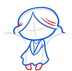 Drawing a Chibi Angel, Easy Tutorial, 8 Steps 15 drawing a chibi angel step 4 1 000000187169 3 - Drawing a Chibi Angel, Easy Tutorial, 8 Steps