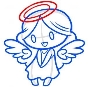 Drawing a Chibi Angel, Easy Tutorial, 8 Steps 18 drawing a chibi angel step 7 1 000000187172 3 - Drawing a Chibi Angel, Easy Tutorial, 8 Steps