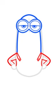 How to Draw Kevin From Minions, Easy Tutorial, 8 Steps 16 how to draw kevin from minions step 4 1 000000184625 3 - How to Draw Kevin From Minions, Easy Tutorial, 8 Steps