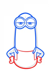 How to Draw Kevin From Minions, Easy Tutorial, 8 Steps 17 how to draw kevin from minions step 5 1 000000184626 3 - How to Draw Kevin From Minions, Easy Tutorial, 8 Steps