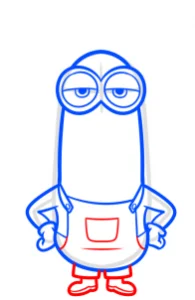 How to Draw Kevin From Minions, Easy Tutorial, 8 Steps 18 how to draw kevin from minions step 6 1 000000184627 3 - How to Draw Kevin From Minions, Easy Tutorial, 8 Steps