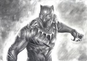 The Black Panther Drawing Tutorial, Easy Tutorial, 22 Steps 32 the black panther drawing tutorial step 21 - The Black Panther Drawing Tutorial, Easy Tutorial, 22 Steps