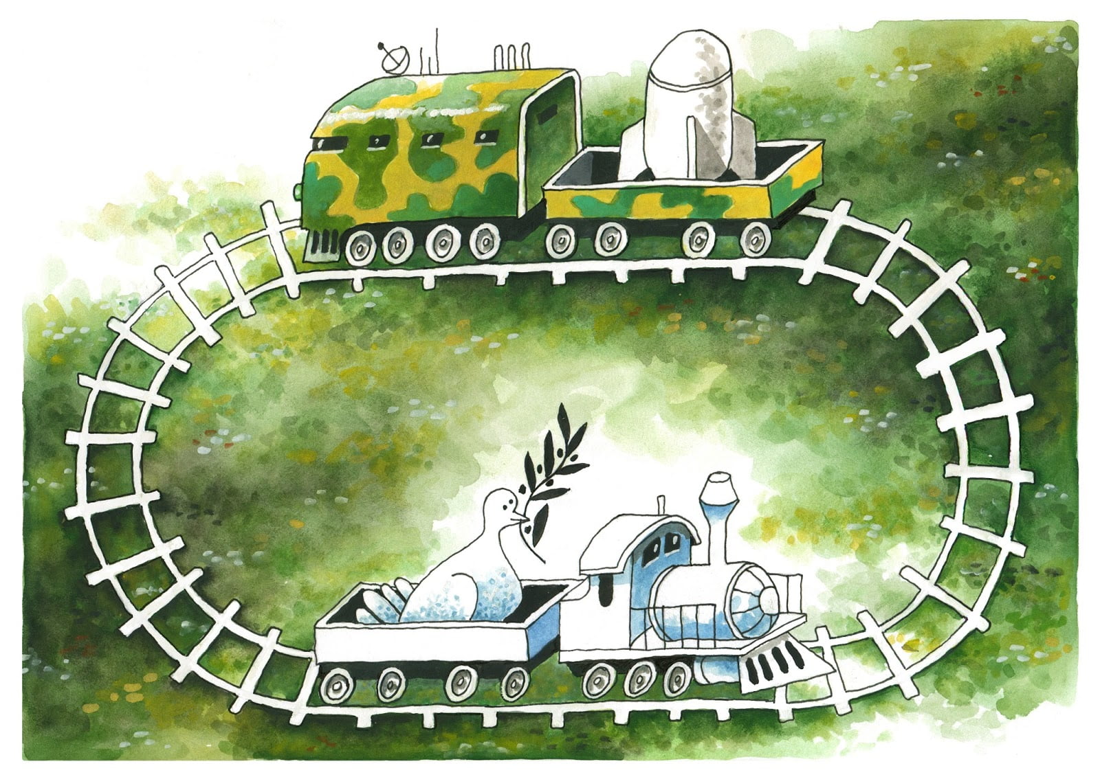 Results of the 18th Salon of Antiwar Cartoon, 2015, Serbia 15 III Nagrada Konstantin Kazanchev ukraine 646 - Results of the 18th Salon of Antiwar Cartoon, 2015, Serbia