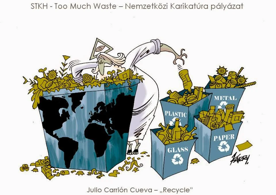 Results of the International Cartoon Contest "Too Much Waste" 2014, Hungary 12 Results of the International Cartoon Contest "Too Much Waste" 2014, Hungary