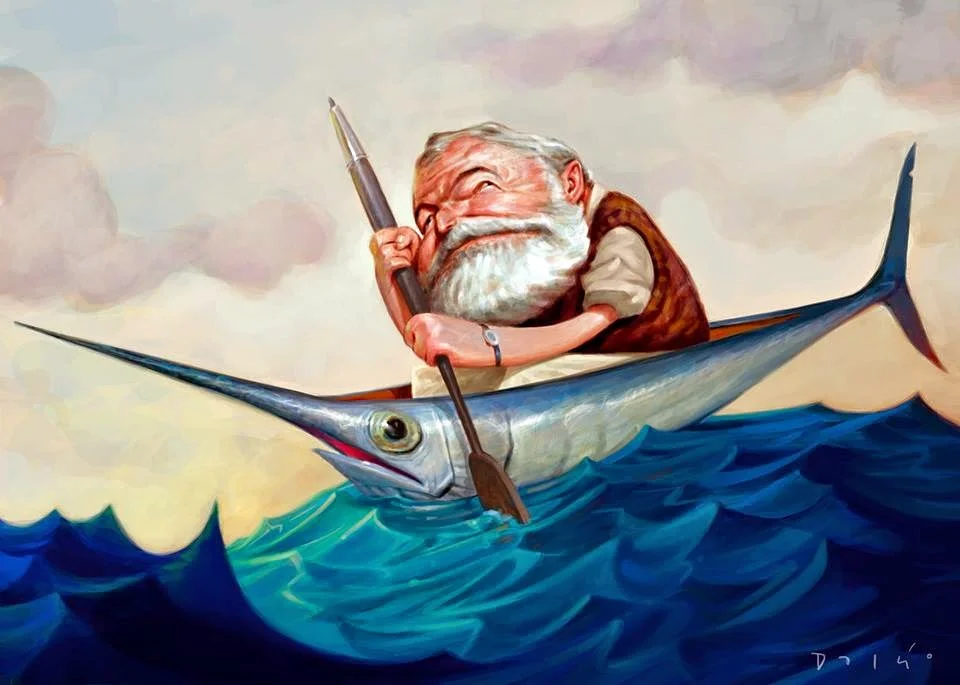 Alessandro Gatto wins the 17th PortoCartoon World Festival 2015, Portugal 15 XVII Porto Cartoon 2015 SP caricature Hemingway Machado - Alessandro Gatto wins the 17th PortoCartoon World Festival 2015, Portugal