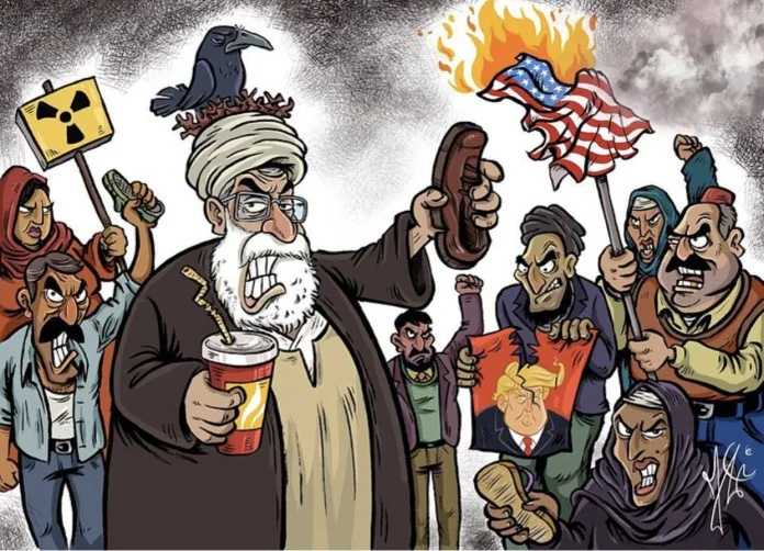 Politics of Ayatollah Khomeini 11 Politics of Ayatollah Khomeini, Cartoon by Latrache Yassin