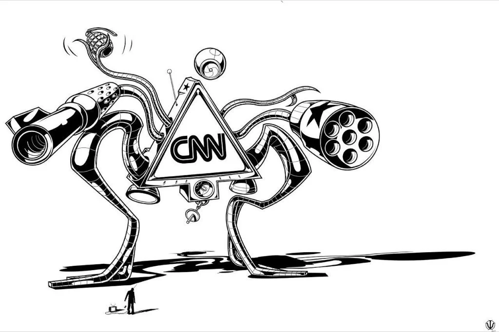 Fake News is Violence 11 Fake News is Violence cartoon