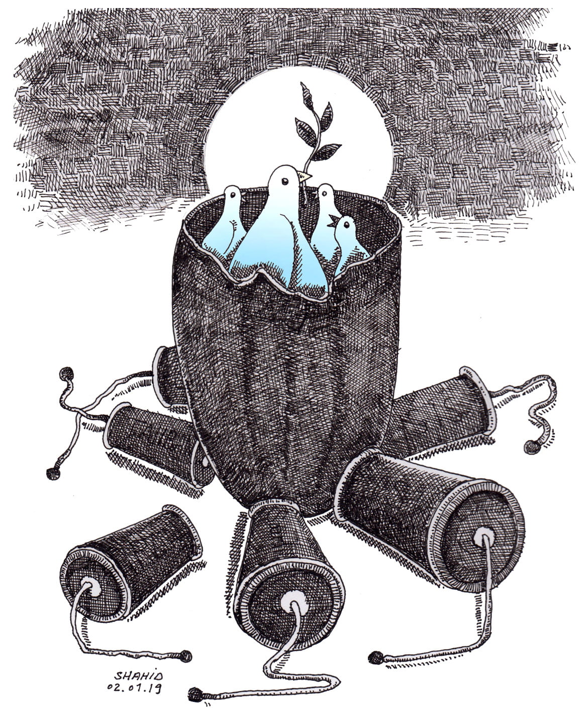 We want peace, not war 11 cartoon 48 - We want peace, not war