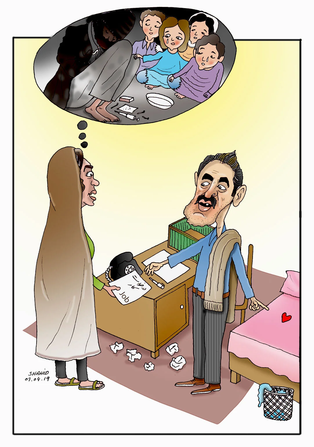 Looking for a job 11 cartoon129 - Looking for a job