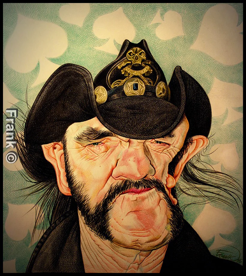 Caricature of Lemmy Kilmister 12 Lemmy Kilmister caricature