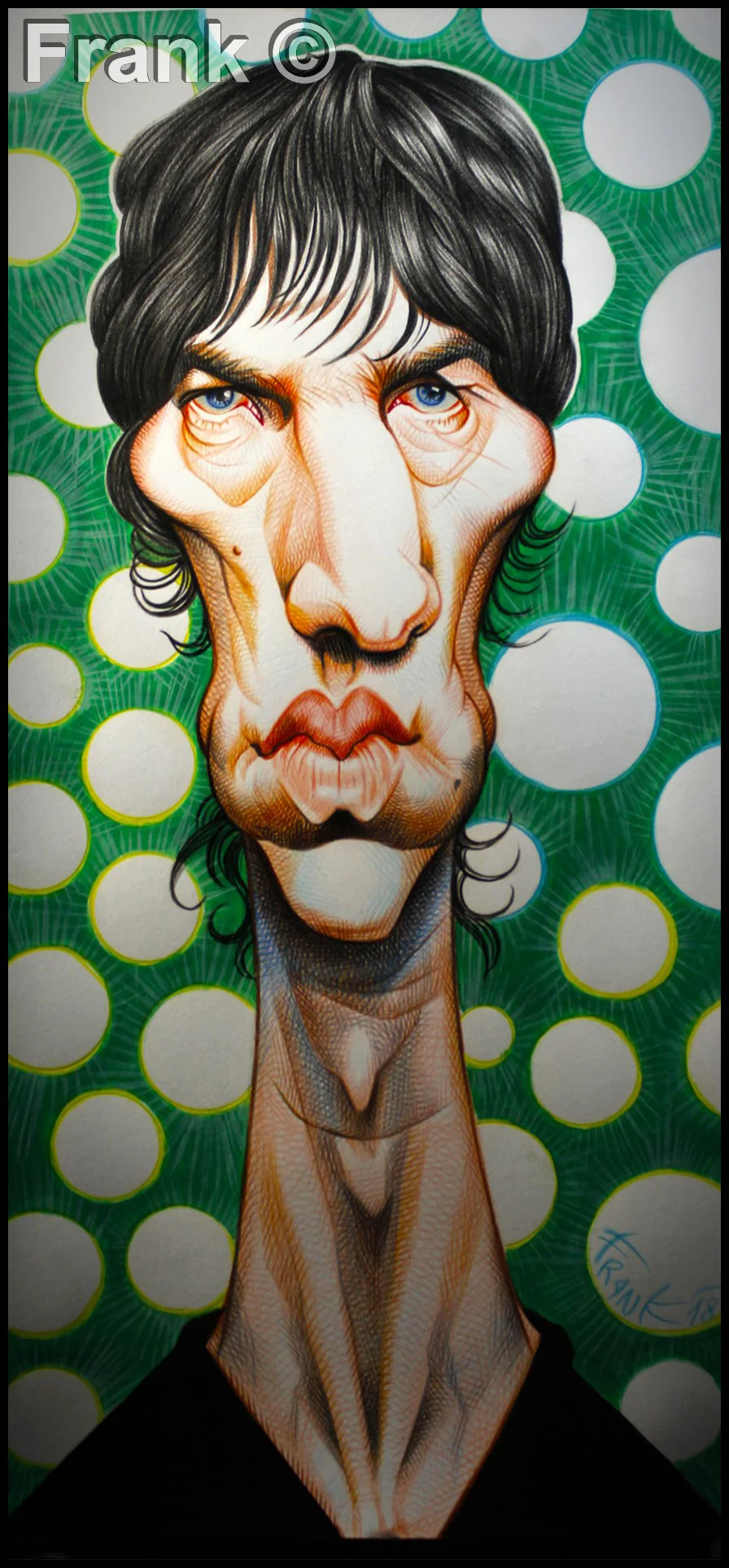Caricature of Richard Ashcroft - Verve 11 verv 2ok - Caricature of Richard Ashcroft - Verve