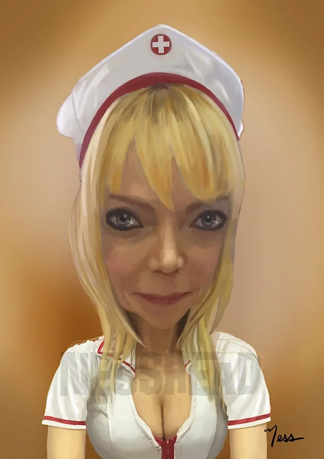 Caricature of Riki Lindholm from Under The Silver Lake. 11 46390E30 71F8 40DA AE25 01413F2D18D0 - Caricature of Riki Lindholm from Under The Silver Lake.