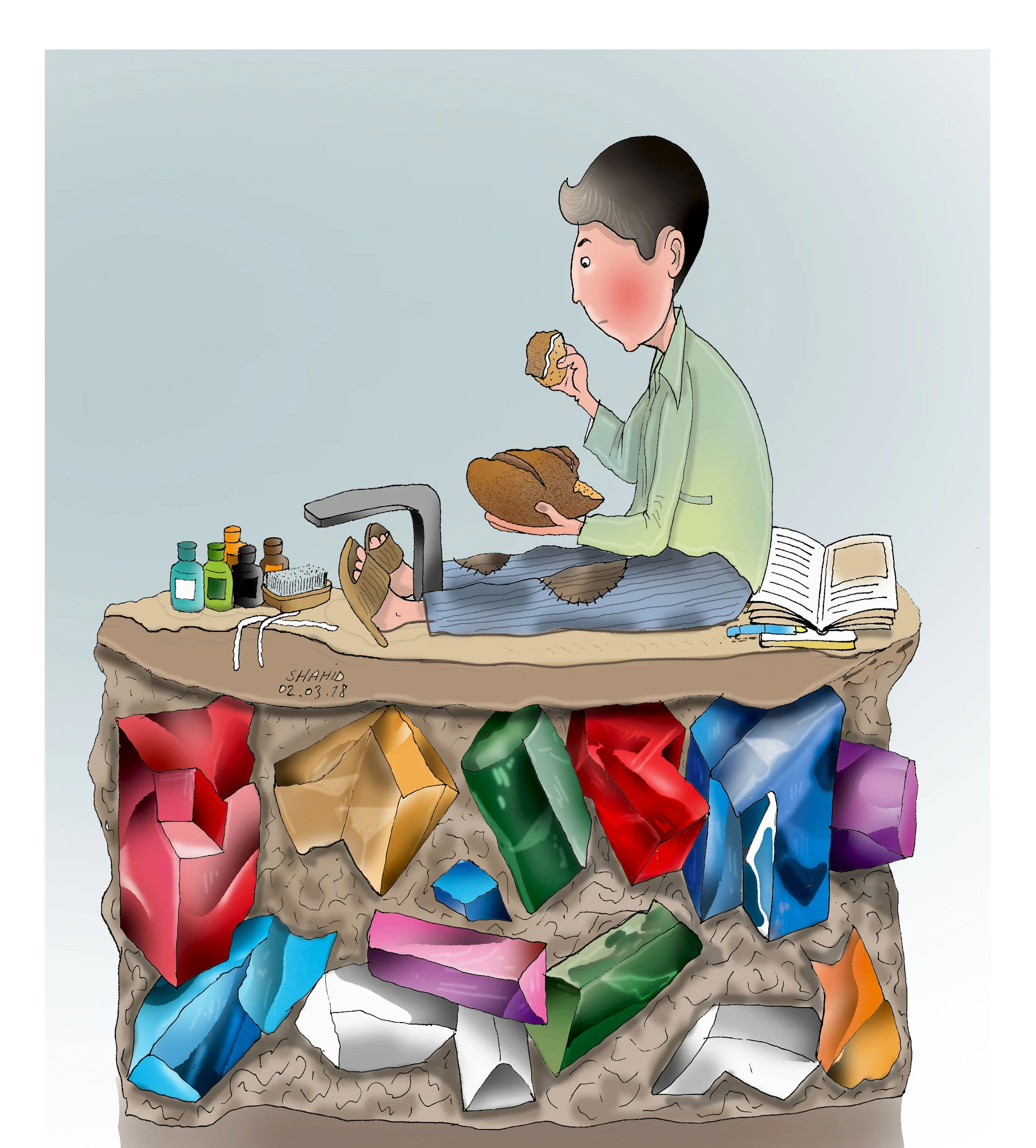 Underground wealth 11 cartoon 158 - Underground wealth