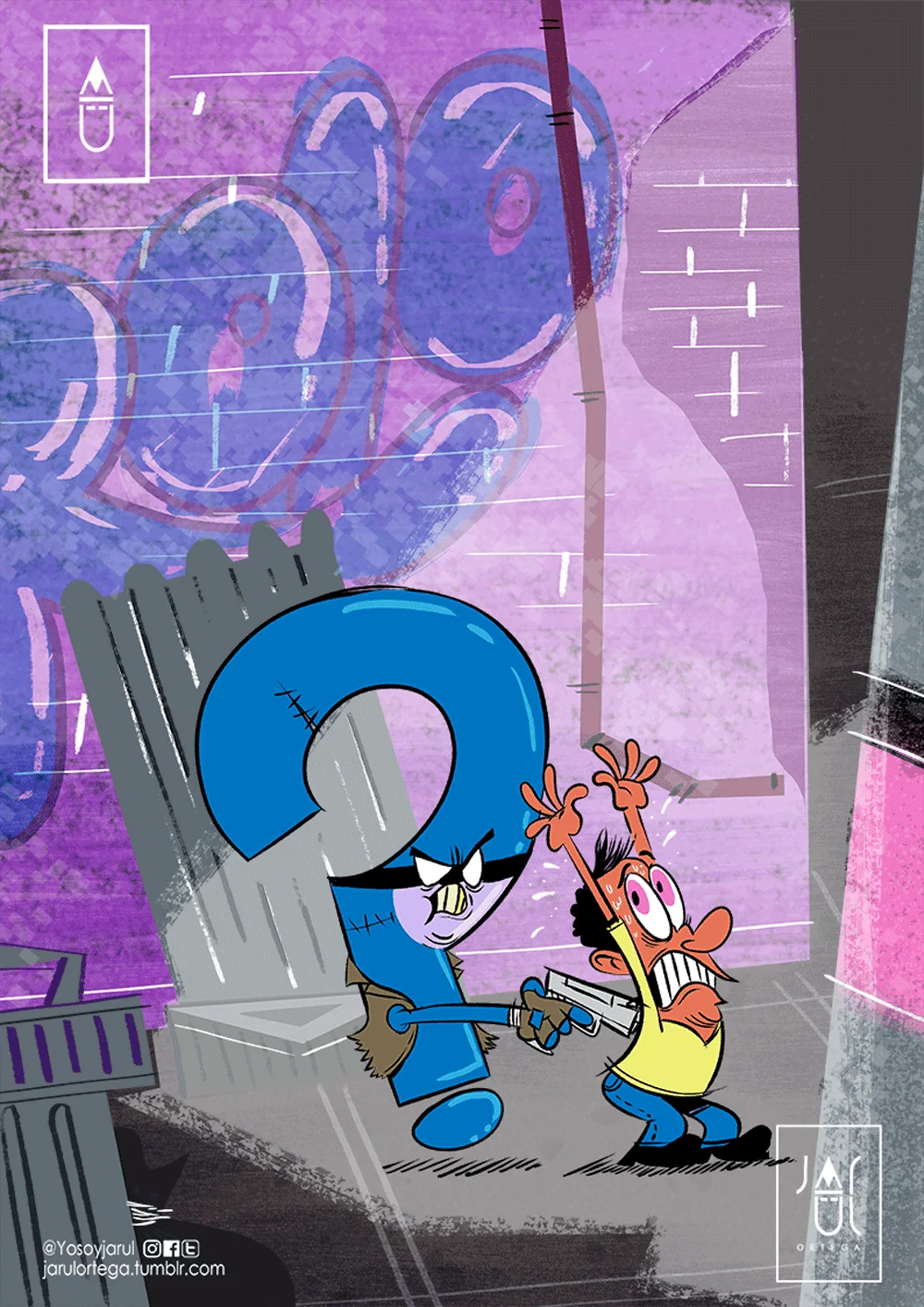 When doubts assail you; a cartoon about doubts Te asalta la duda - When doubts assail you