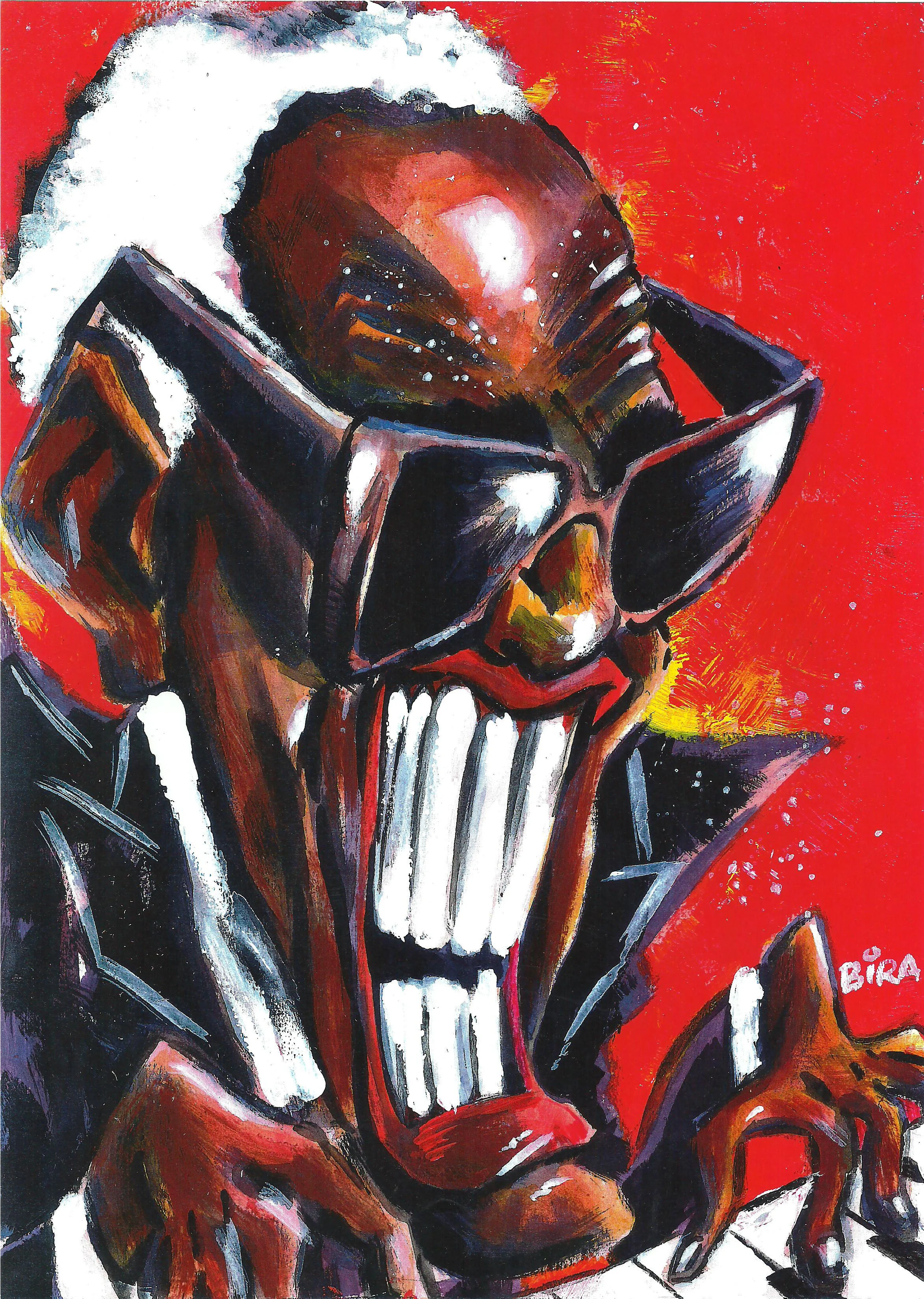 Ray Charles, the Genious 11 Ray Charles, the Genious caricature