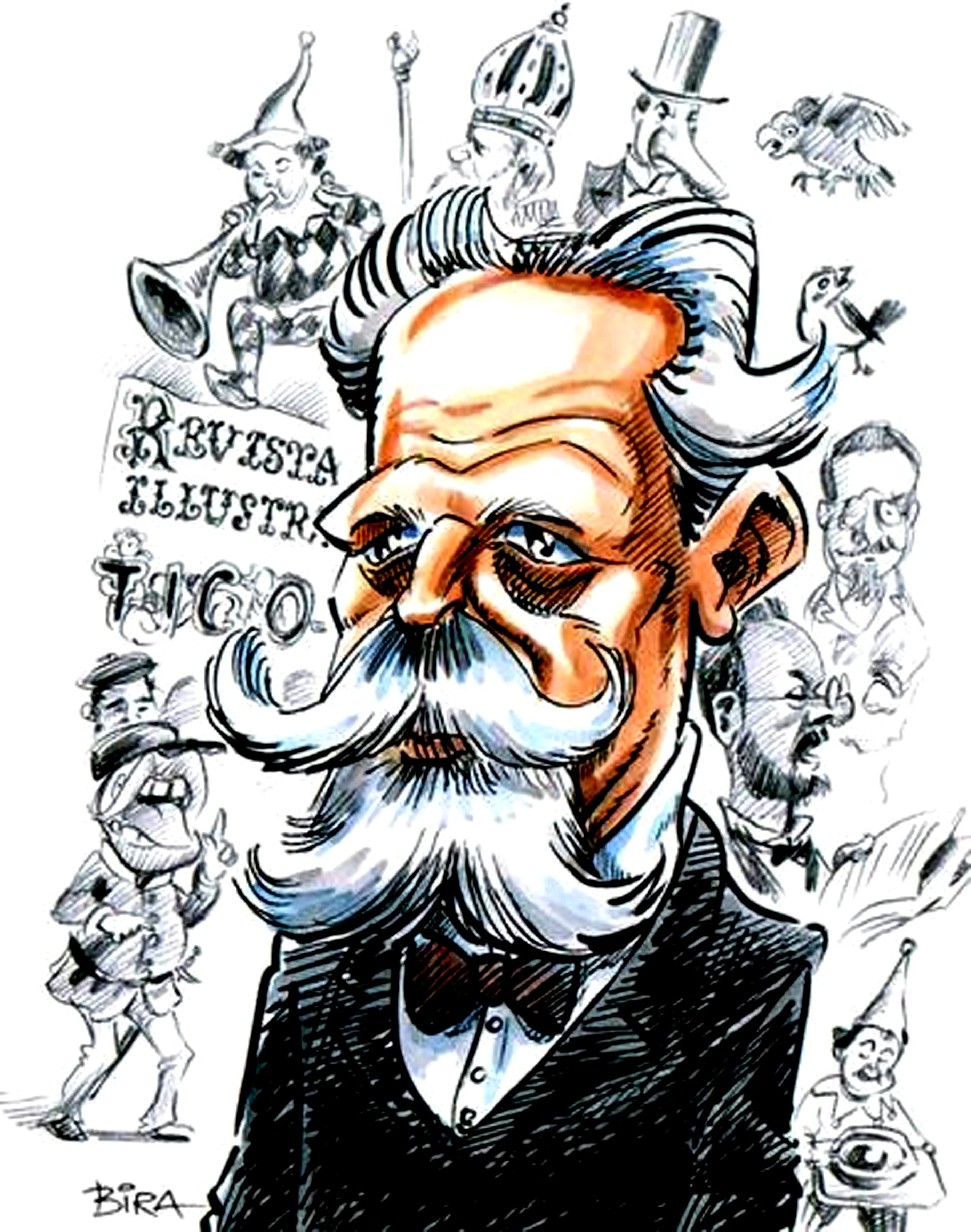 Angelo Agostini, Comics Pioneer in Brasil 11 Caricature of Angelo Agostini, Comics Pioneer in Brasil