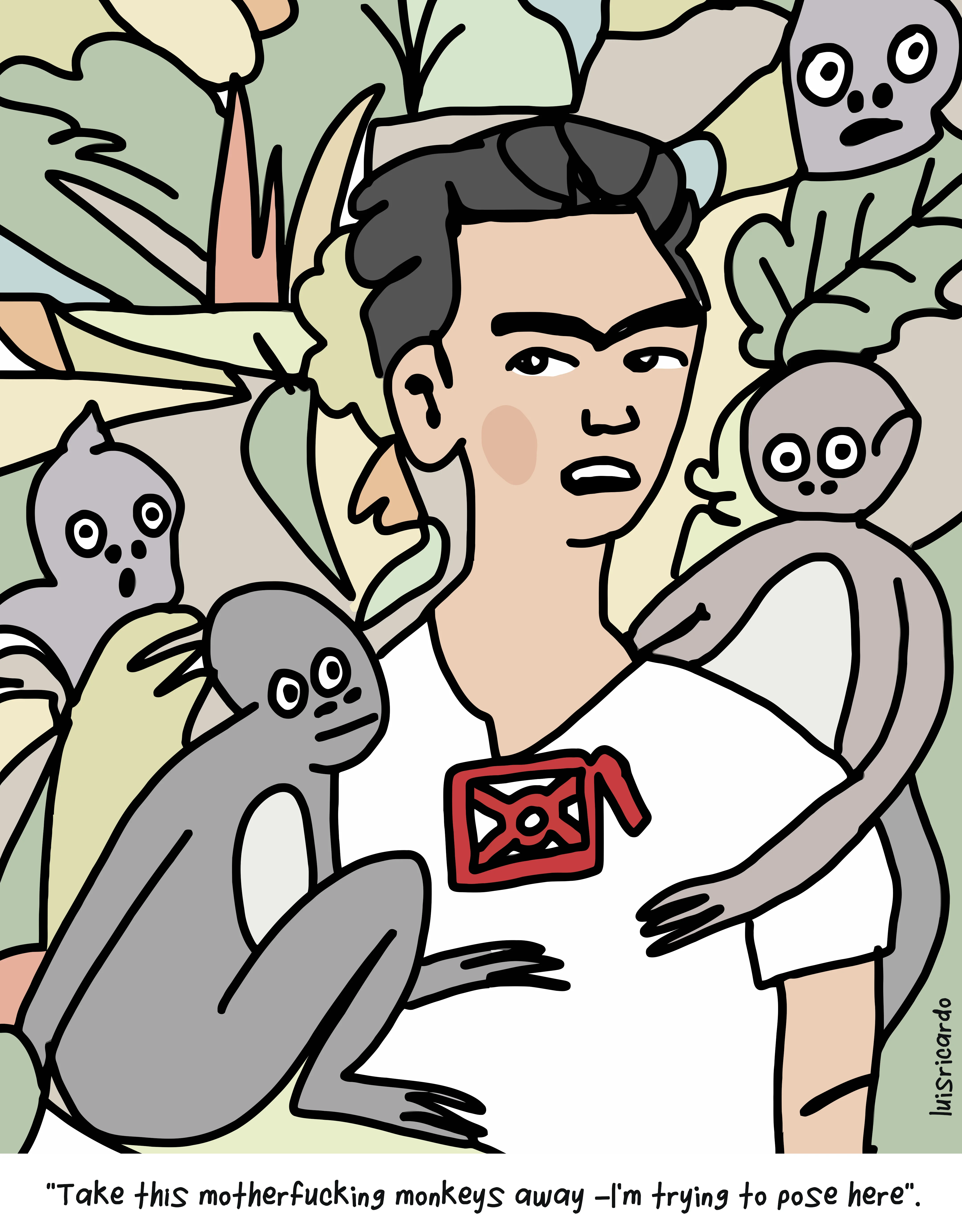 Frida and a difficult painting 11 Frida - Frida and a difficult painting