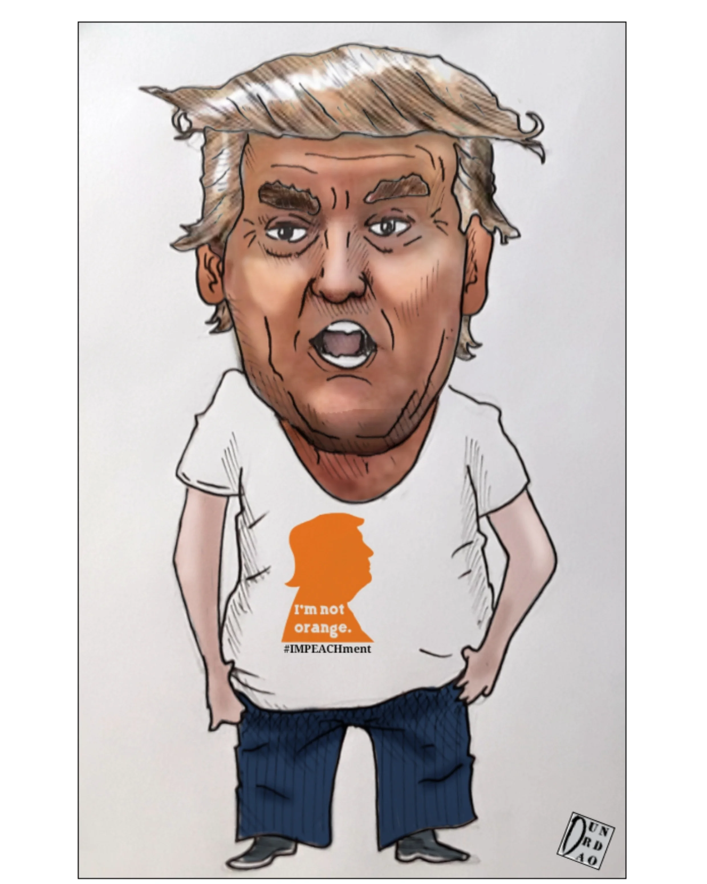 I'm not orange...i'm IMPEACHment 11 I'm not orange...i'm IMPEACHment cartoon