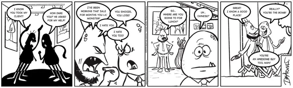 Furniture in a box: Lunch break 11 Furniture in a box: Lunch break cartoon