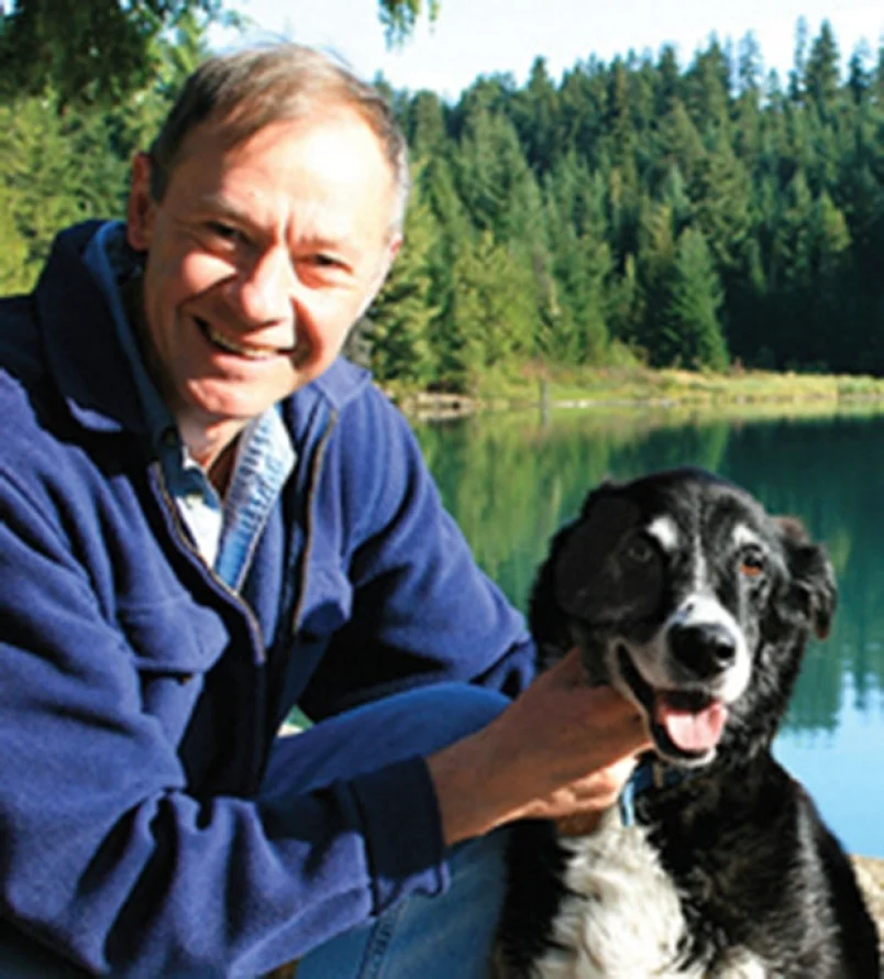 Adrian Raeside 18 Photo: Adrian Raeside and his dog