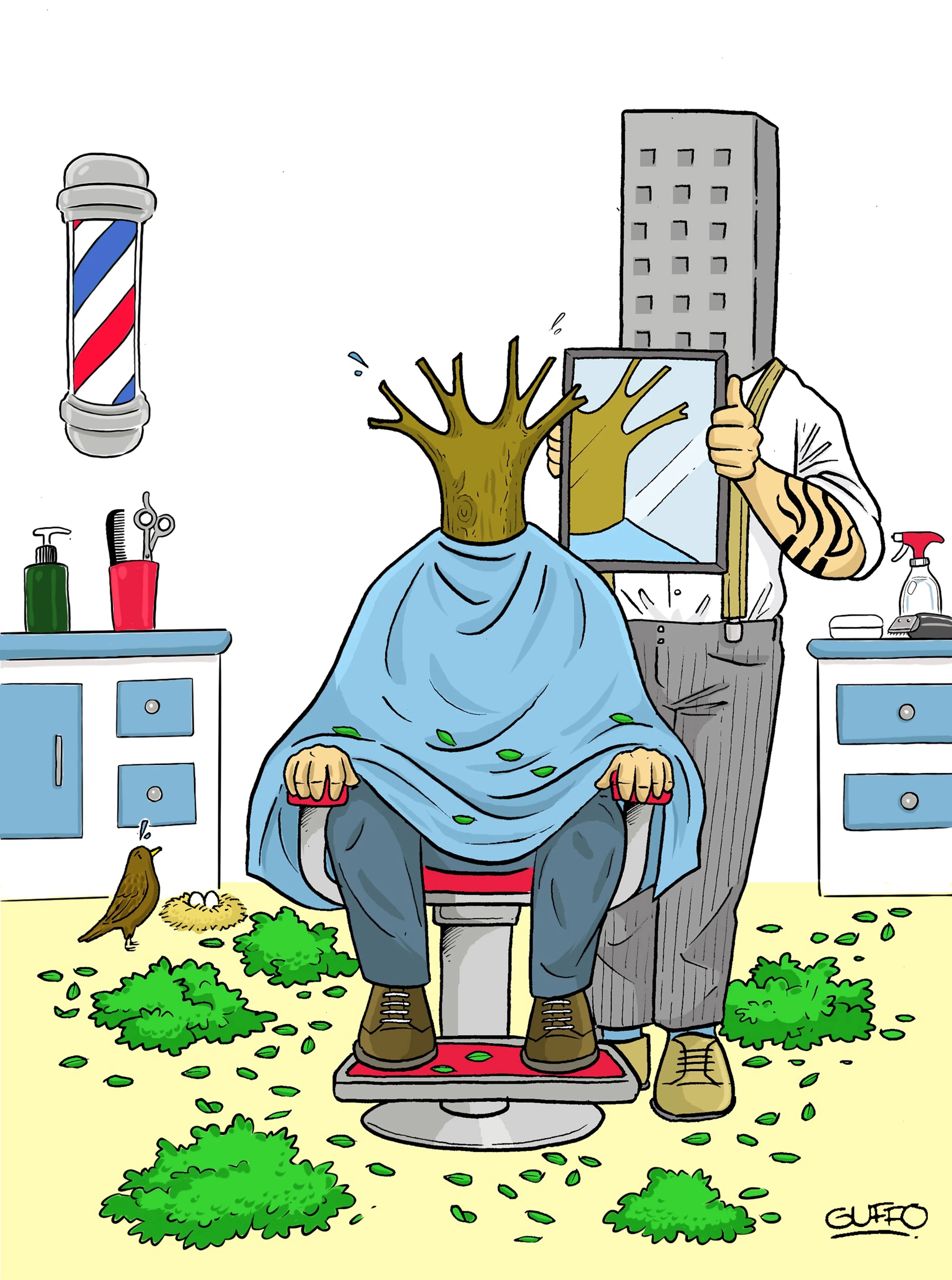 Barber Shop 11 GreenvsGray5 - Barber Shop