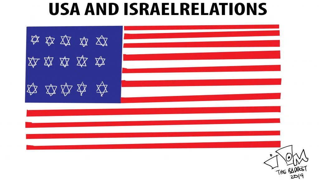 USA and Israel Relations 11 USA and Israel Relations cartoon