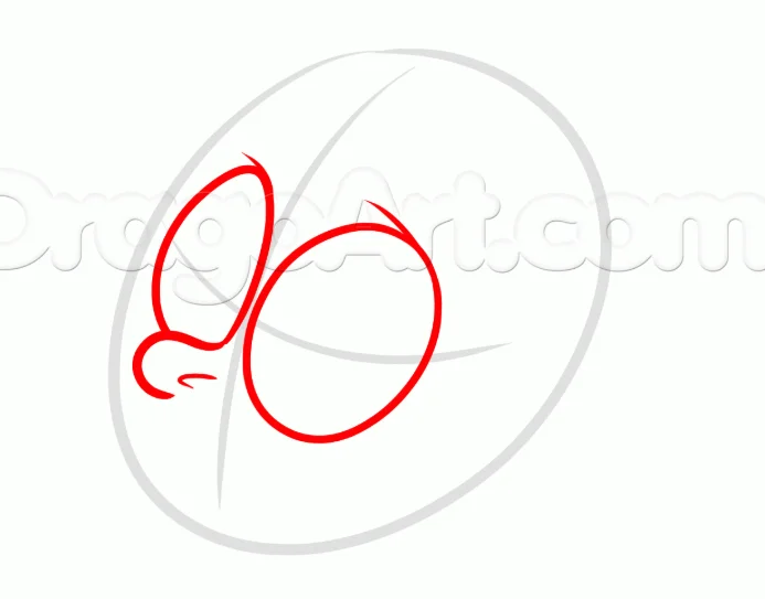 How to Draw Abu from the animated film Aladdin, 7 Steps 13 Step 2 21 - How to Draw Abu from the animated film Aladdin, 7 Steps