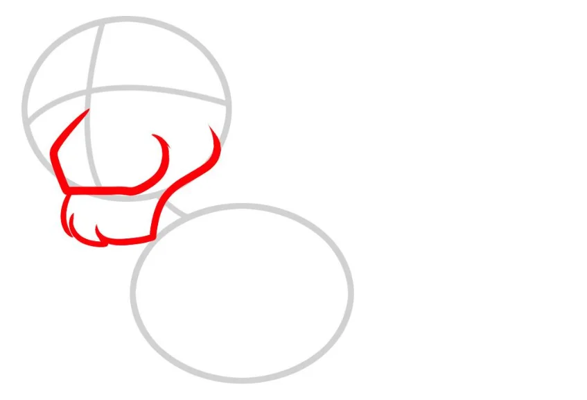 How to Draw Simba from The Lion King, Easy Tutorial, 9 Steps 13 Step 2 26 - How to Draw Simba from The Lion King, Easy Tutorial, 9 Steps