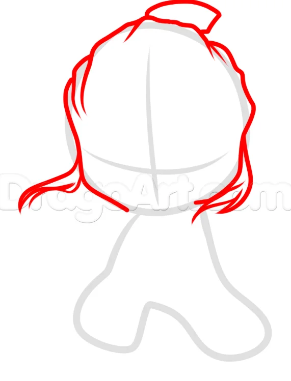 How to Draw Rey From Star Wars, Easy in 7 steps 13 Step 2 32 - How to Draw Rey From Star Wars, Easy in 7 steps