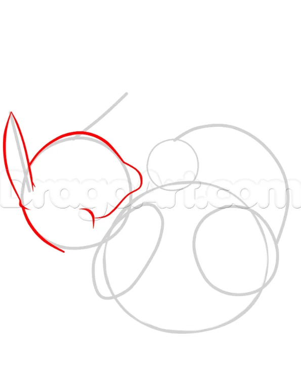 How to Draw Miltank, Easy Drawing Tutorial, 9 Steps 14 Step 3 9 - How to Draw Miltank, Easy Drawing Tutorial, 9 Steps