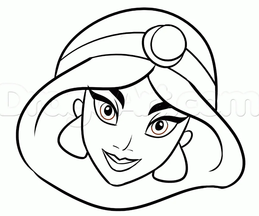 How to Draw Jasmine, Easy Drawing Tutorial, 7 Steps 18 How to Draw Jasmine Final