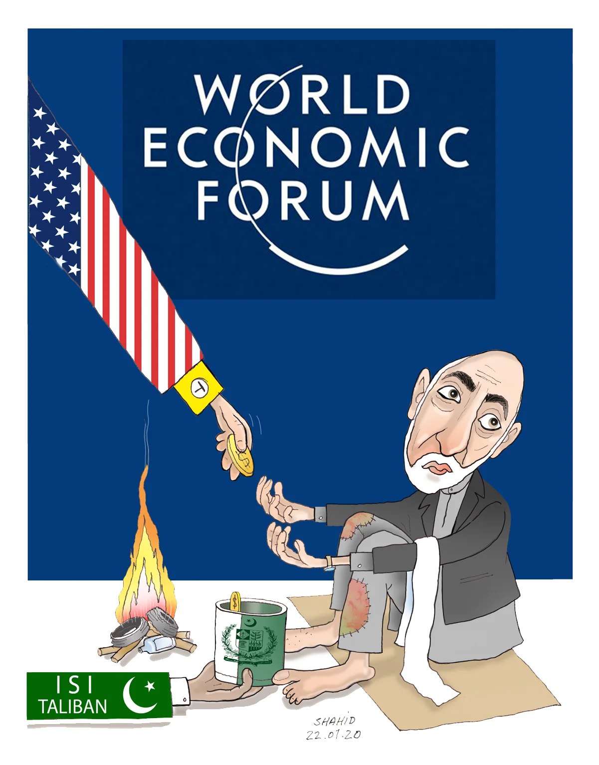 Begging for Code 91 11 Cartoon: Begging for Code 91 (ARG Expenditure Code)