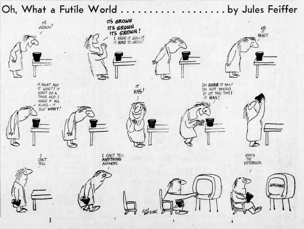 Jules Feiffer (Ralph) (b. 1929): A Cartoonist and Author's Remarkable Journey 20 Jules Feiffer cartoon