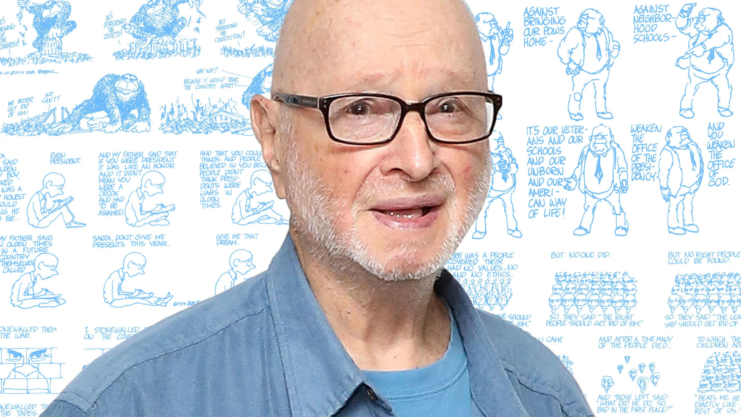 Jules Feiffer (Ralph) (b. 1929): A Cartoonist and Author's Remarkable Journey 14 Jules Feiffer photo