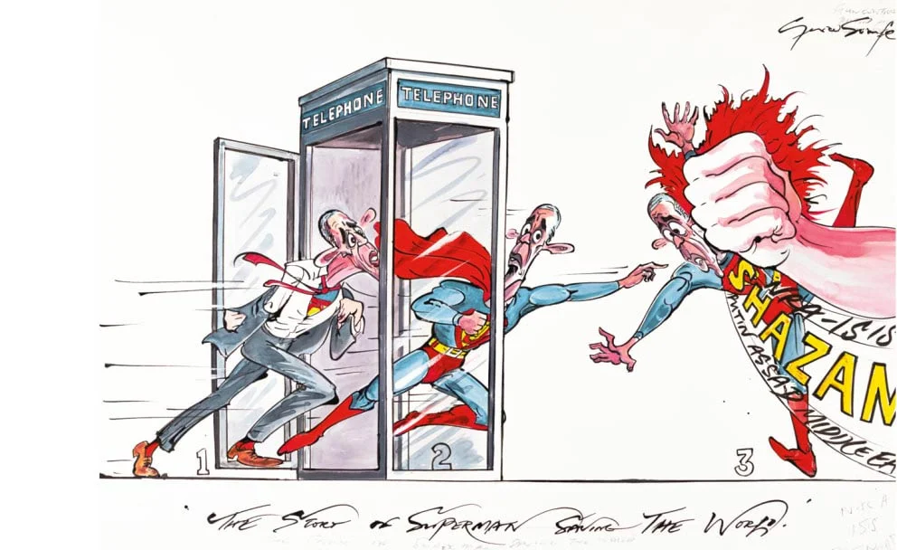 Gerald Scarfe (1936-): Renowned English Cartoonist and Illustrator 17 Gerald Scarfe cartoon