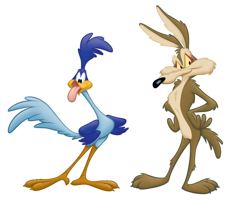 The 20 Iconic Cartoon Characters of the 20th Century 31 Willie Coyote and Road Runner illustration, Road Runner and Wile E. Coyote, at the movies, Created by Chuck Jones and Michael Maltese, Image: © Warner Bros.