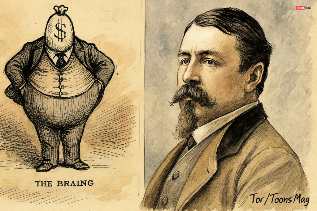 Thomas Nast (1840 - 1902) Pioneering Cartoonist and Illustrator 16 Thomas Nast by Tor, Image: Toons Mag