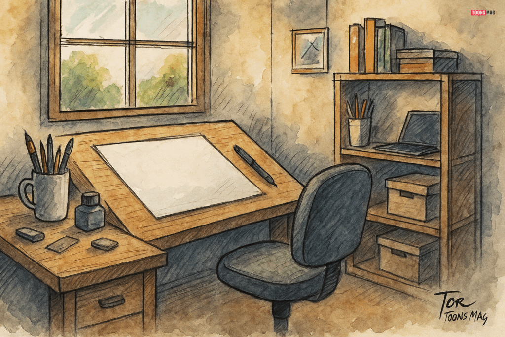 10 Essential Tools Every Cartoonist Needs: A Comprehensive Beginner’s Guide 20 A Dedicated Workspace: Organizing Your Creative Life