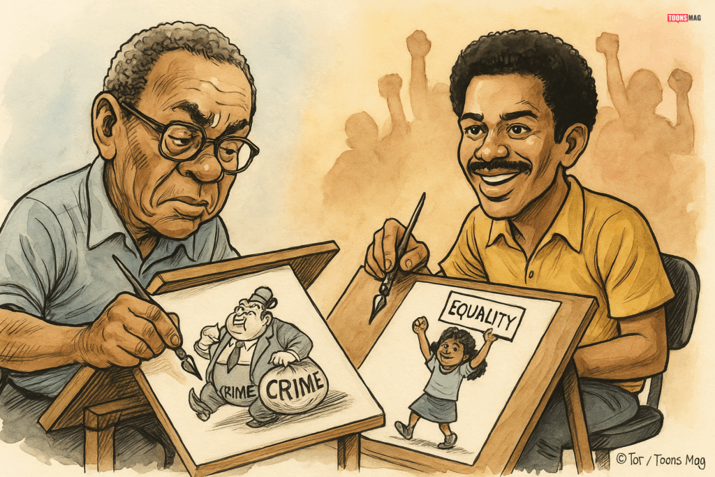 Exploring Racial and Cultural Representation in Editorial Cartoons 16 Pioneering Voices: Challenging Stereotypes Through Art