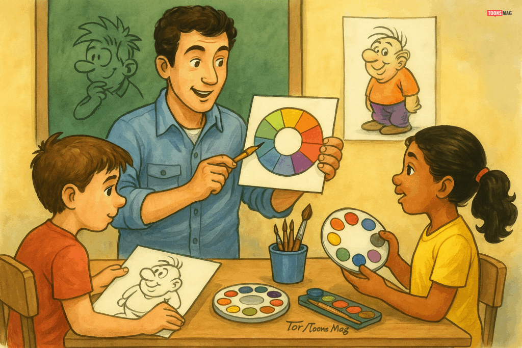 Understanding the Science of Color in Cartoon Art 17 Understanding the Science of Color in Cartoon Art