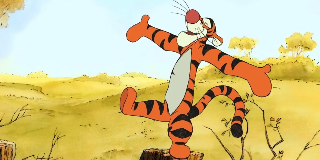 The Endearing Charm of Winnie the Pooh and Friends 16 The character is Tigger, a character from the Winnie-the-Pooh stories. Created by A.A. Milne, Image: © Disney/Everett