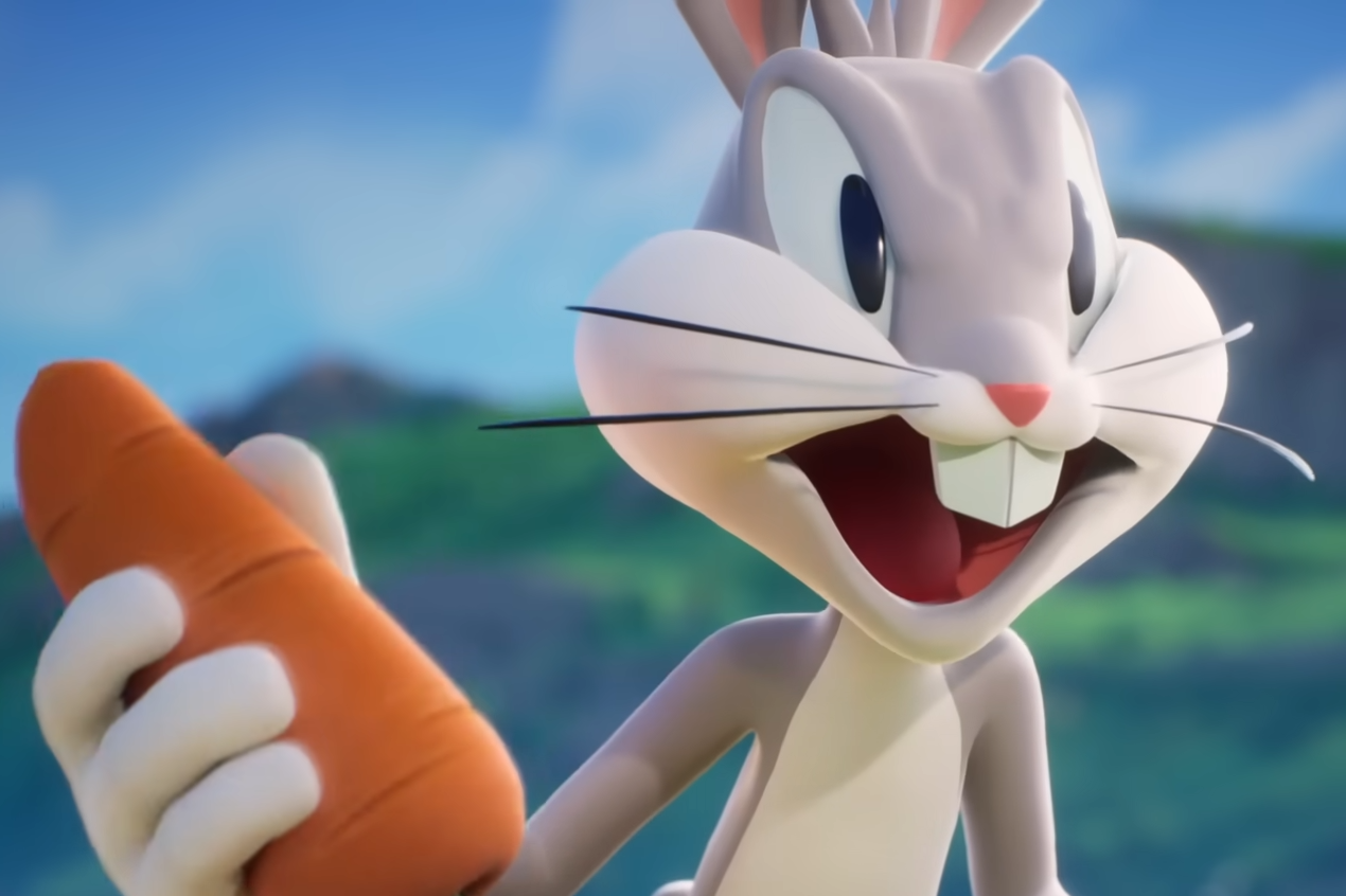 25+ Most Famous Cartoon Characters of All Time 11 A 3D rendition of Bugs in the trailer of MultiVersus.