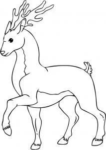 How To Draw A Cartoon Deer, Easy Tutorial, 6 Steps - Toons Mag