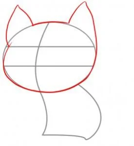 how to draw an easy cat step 2 1 000000033599 3 - How to Draw a Cat, Easy Tutorial, 6 Steps