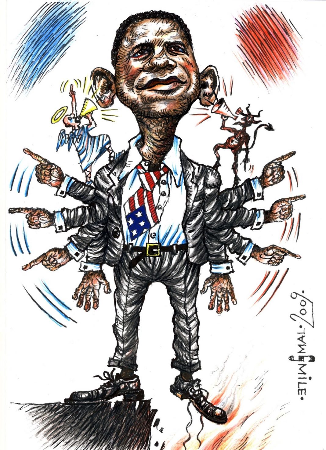 Barack Obama Cartoon - Toons Mag