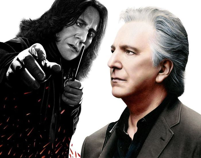 Heather Rooney's Photorealistic drawings with colored pencils 17 Alan Rickman - Heather Rooney's Photorealistic drawings with colored pencils