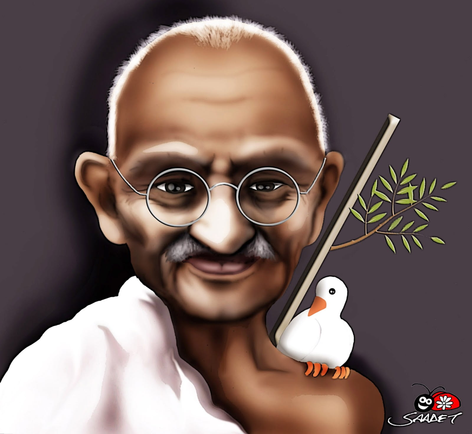 Mahatma Gandhi - Toons Mag